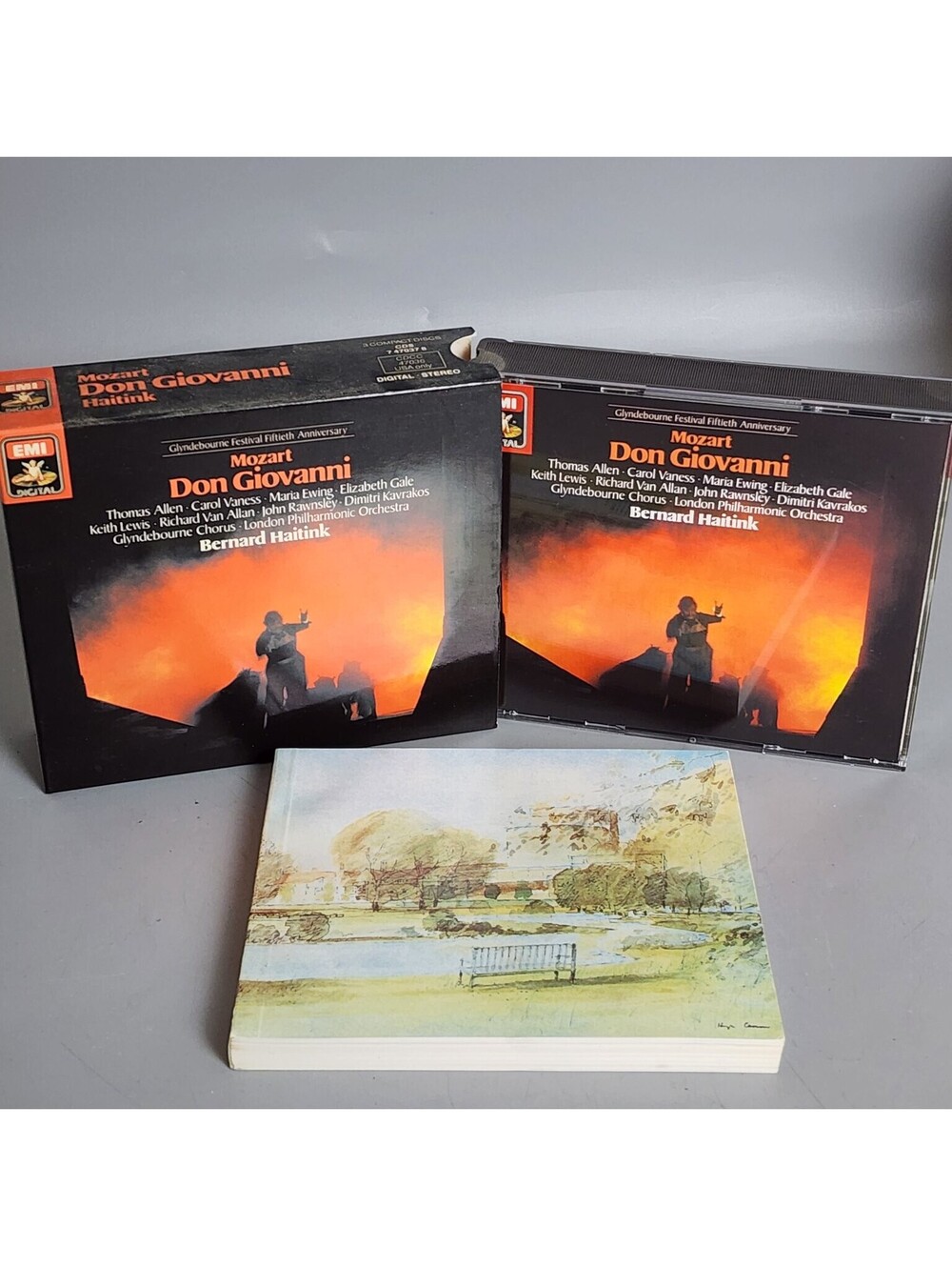 Mozart Don Giovanni Glyndebourne Festival 3 CD Set EMI Haitink Opera Box Set NM